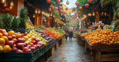 Explorando Mercados de Rua: Sabores e Cores Locais