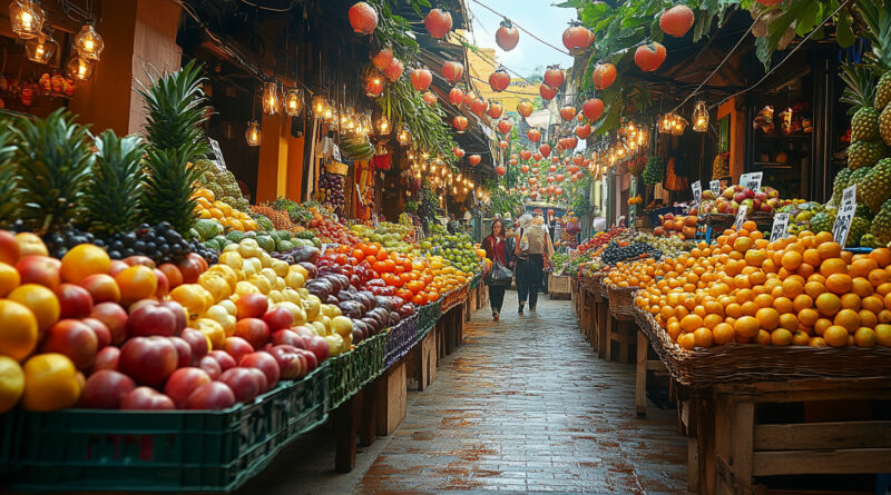 Explorando Mercados de Rua: Sabores e Cores Locais