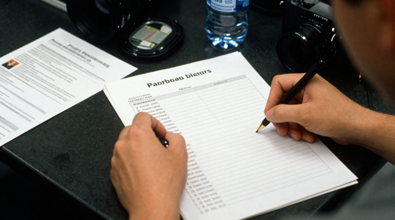 Preparação De Documentos E Checklists Para Embarque